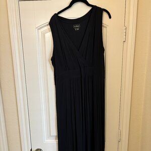 L.L. Bean Black Maxi Dress